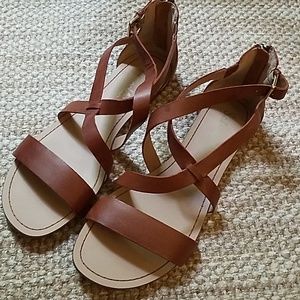 Splendid camel brown sandals 10
